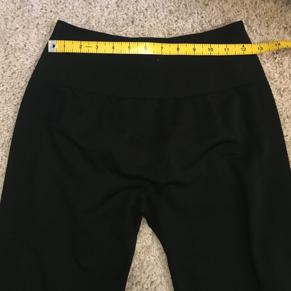 Black Seamless Scrunch Butt Leggings High Waisted Size - Picture 8 of 12